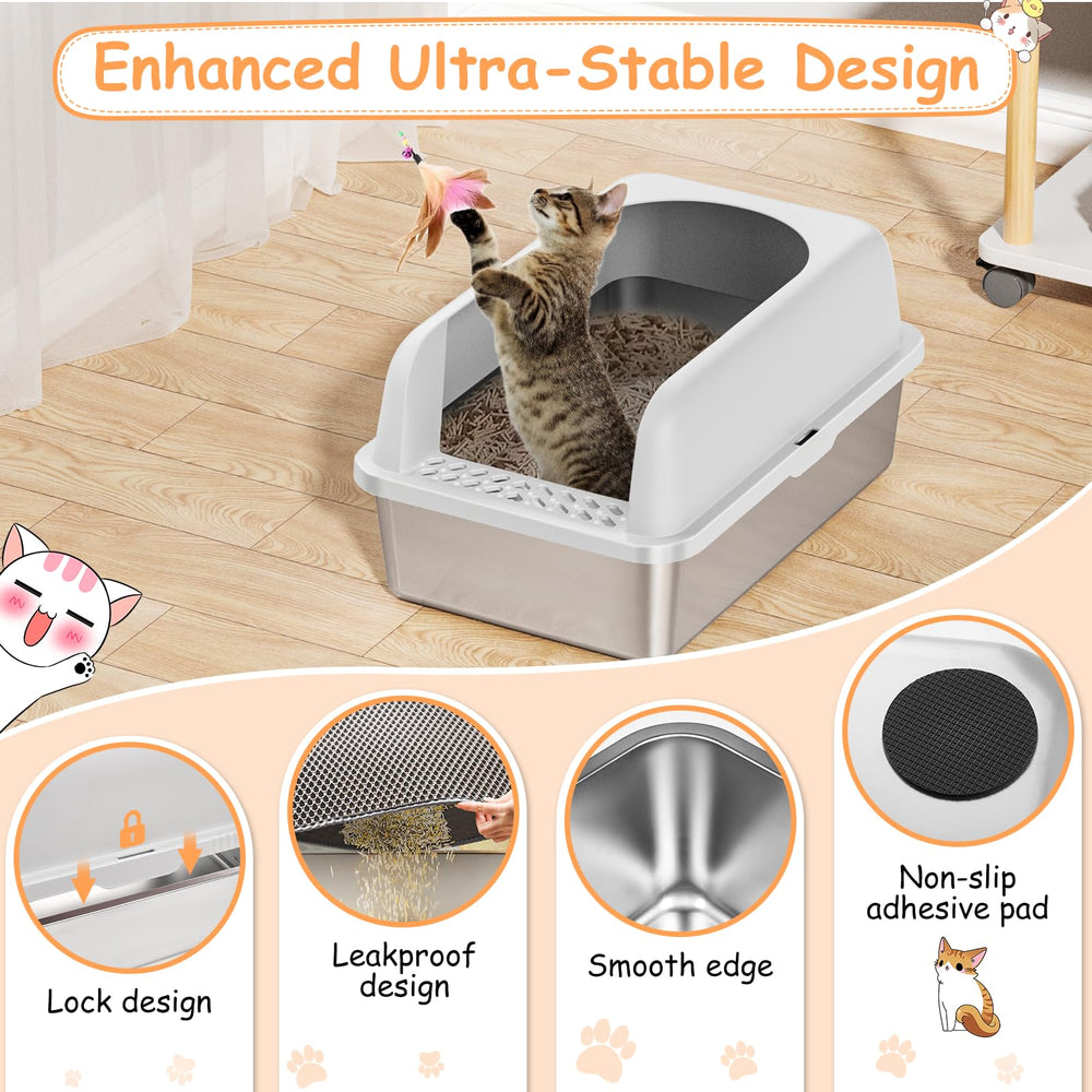 Refrze capacidad 28 litros adecuada para gatos grandes