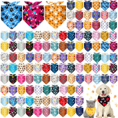 Bandanas Reginary con huellas de perro, ideal para paseos y fotos