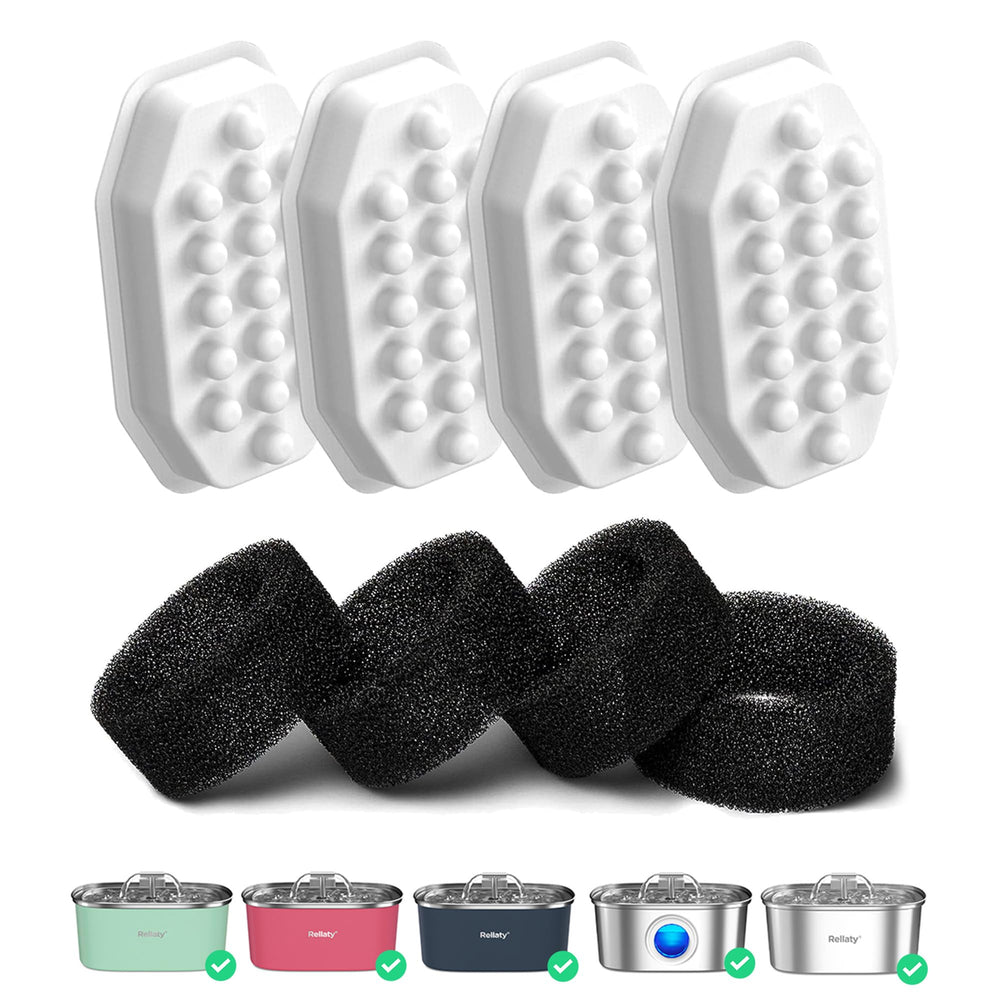 Filtro rellaty para fuente de gatos de 108oz, fácil de reemplazar para cuidado diario.