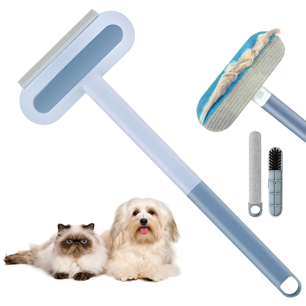 Remover Pelo de Mascotas: cepillo doble cara para sofá, elimina pelo con facilidad.