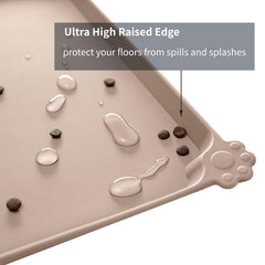 Reopet tapete de silicona lavable para fácil limpieza.