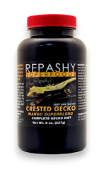 Repashy Crested Gecko Diet Mango Superblend en lata: dieta equilibrada para geckos crestados con mango