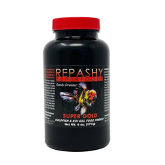 Repashy SuperFoods Super Gold, gel para doradas y koi; favorece digestión y nutrición equilibrada.