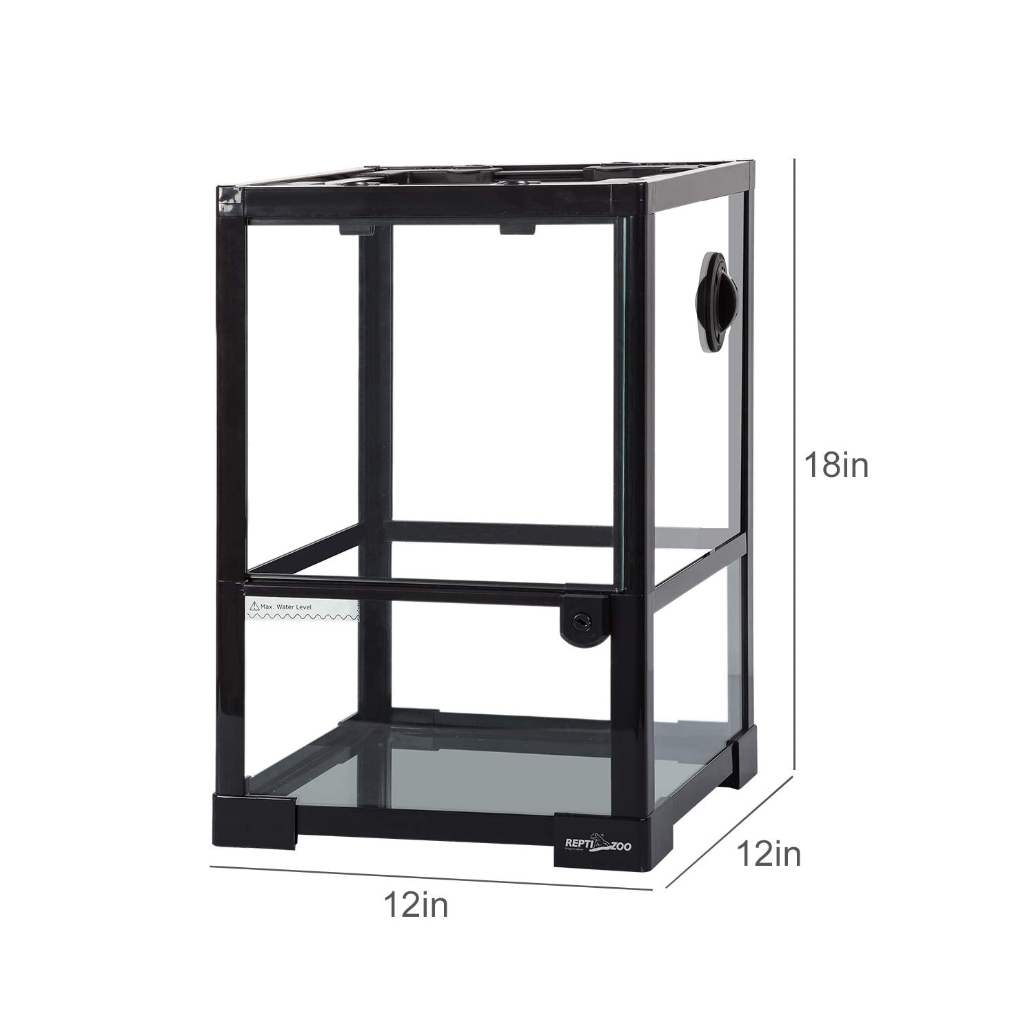 REPTI ZOO tapa con malla, ventilación adecuada para el terrario.