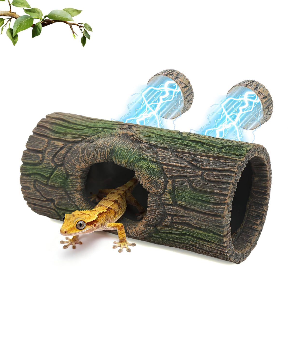 REPTITRIP cueva-arbol-resina-imantada: refugio seguro para geckos y anfibios.