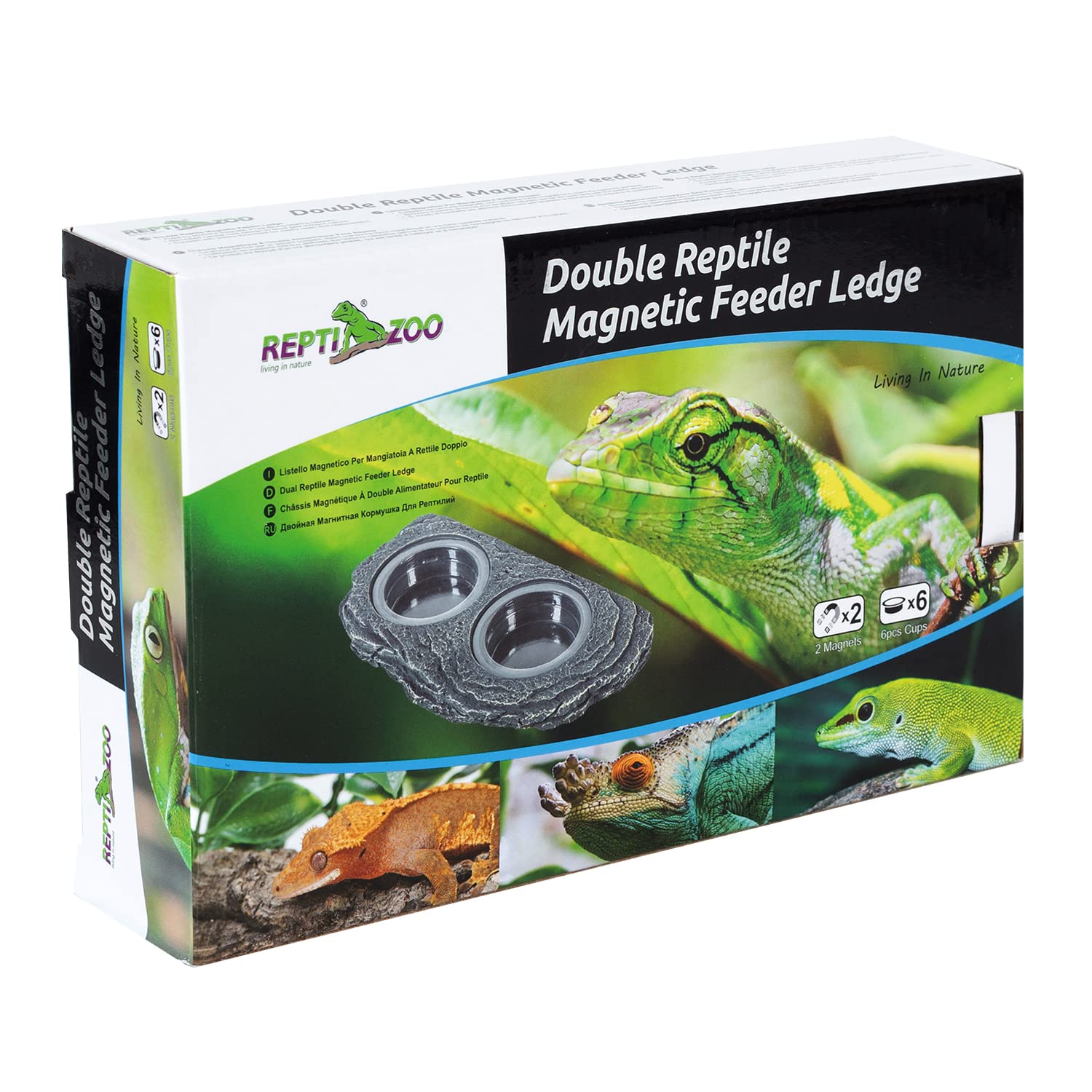 REPTIZOO Fácil limpieza y reemplazo de copas para mantenimiento.