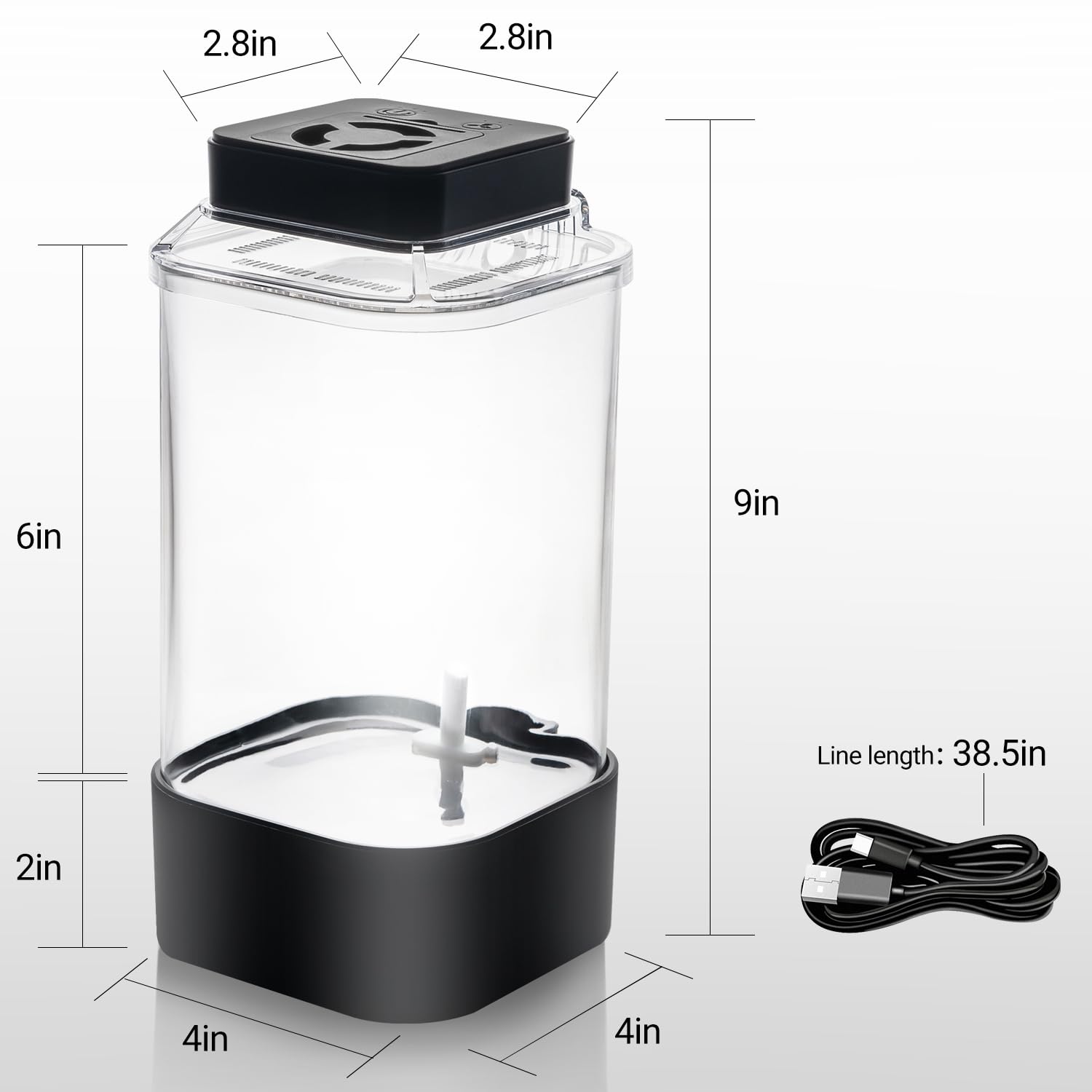 REPTI ZOO Terrario con sistema de ventilación y ventilador suave