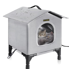 Rest-Eazzzy casa para gatos, refugio versátil para interior y exterior, calor cómodo para inviernos fríos.