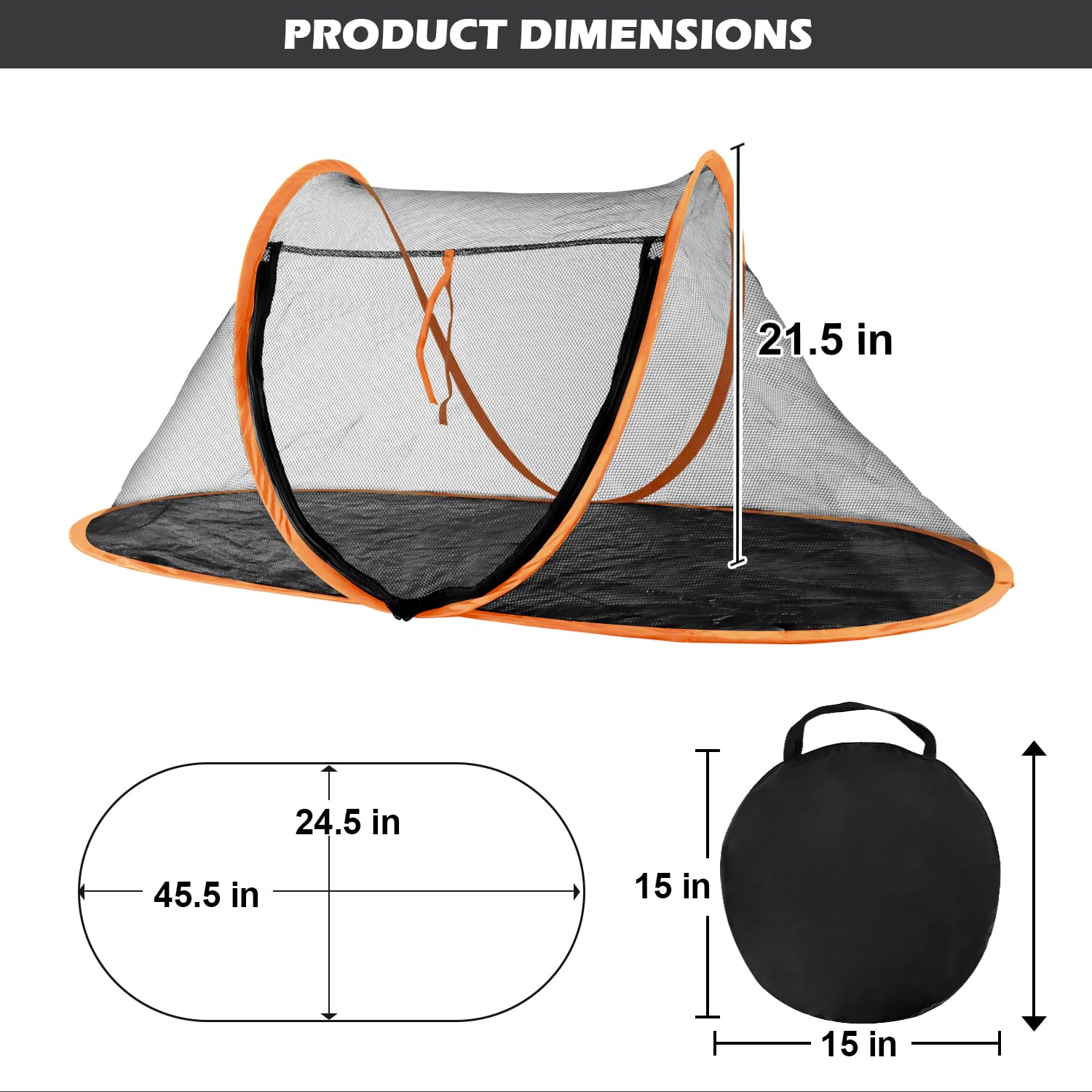 Rest-Eazzzy Cat Tent Outdoor: puerta amplia para acceso cómodo.