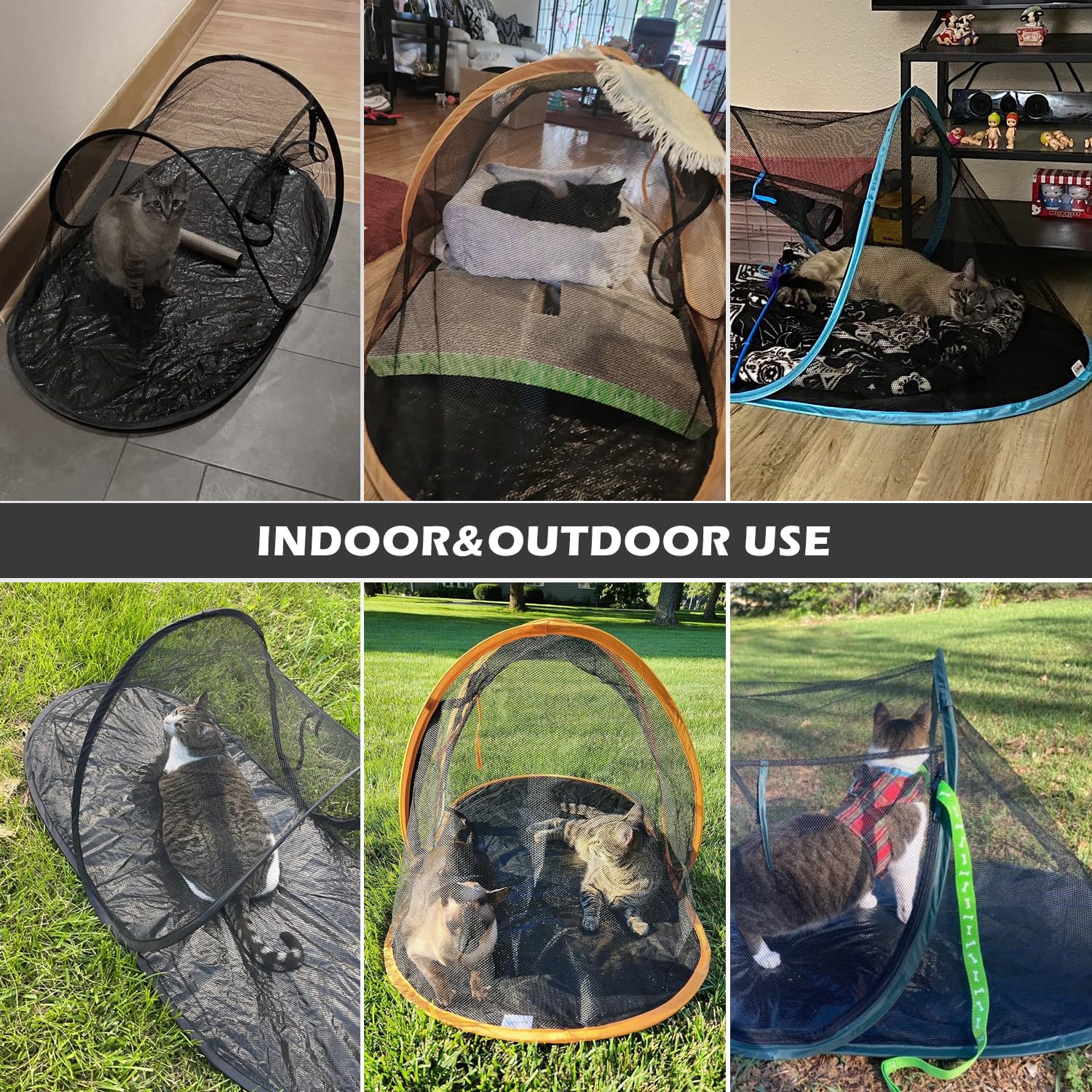 Rest-Eazzzy Cat Tent Outdoor: usos múltiples para interior y exterior.