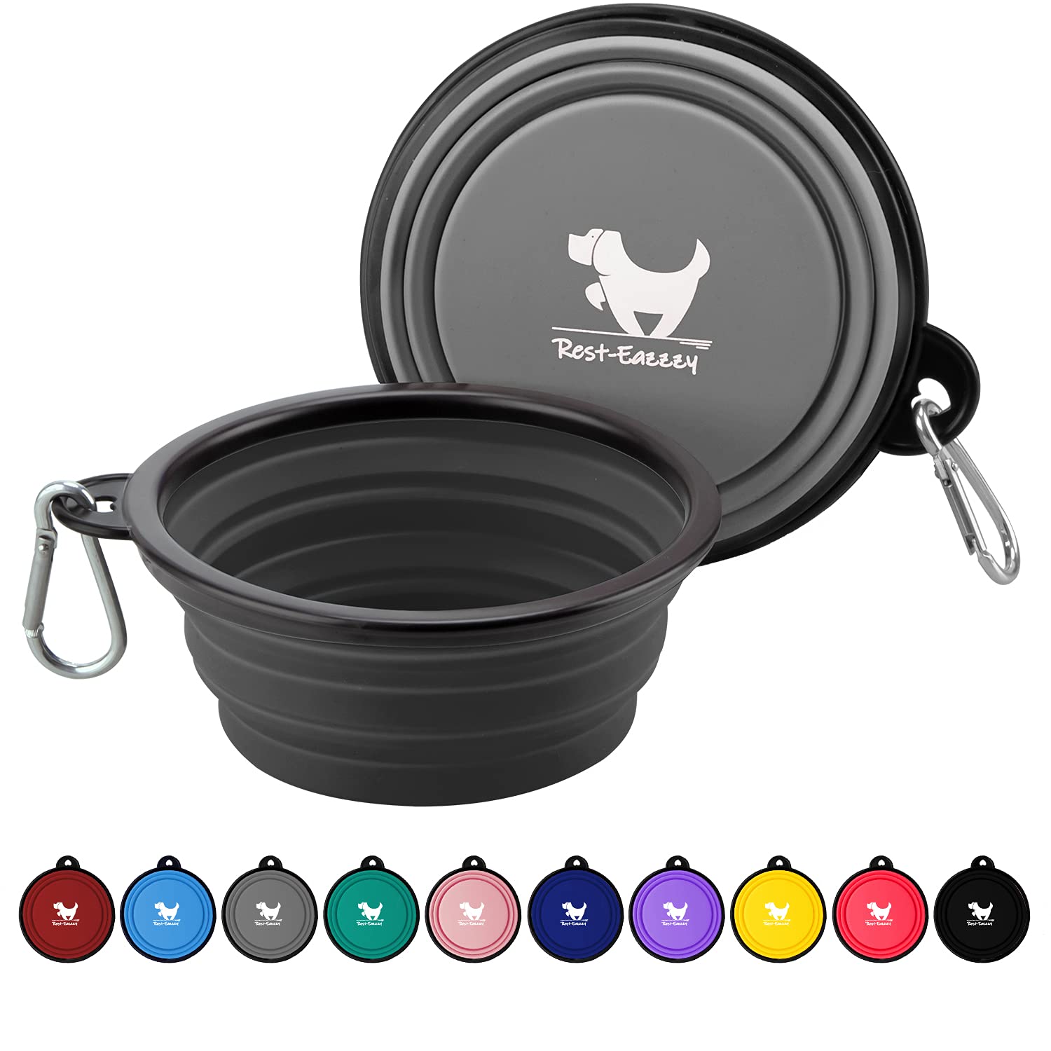 Rest-Eazzzy cuenco plegable para perros, ideal para viajar y paseos.