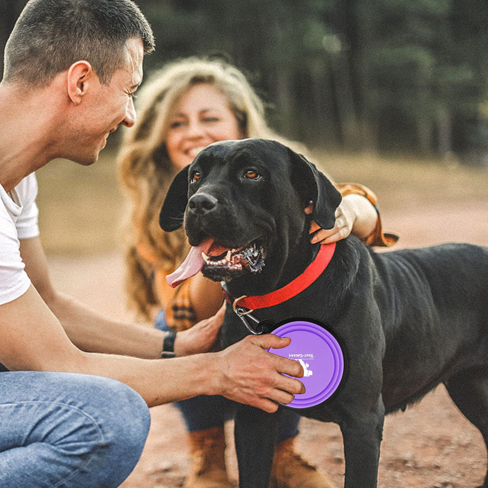Rest-Eazzzy cuenco plegable para mascotas, ideal para paseos y caminatas.