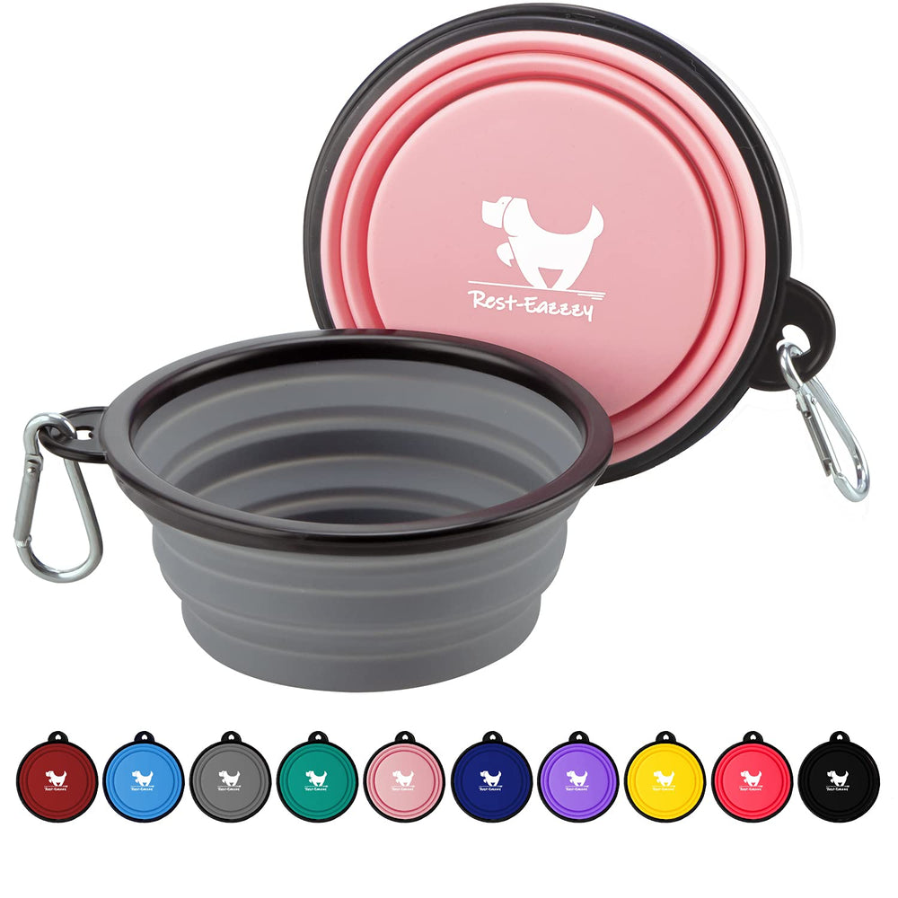 Rest-Eazzzy tazón plegable para perros, ideal para viajar y beber agua fácilmente