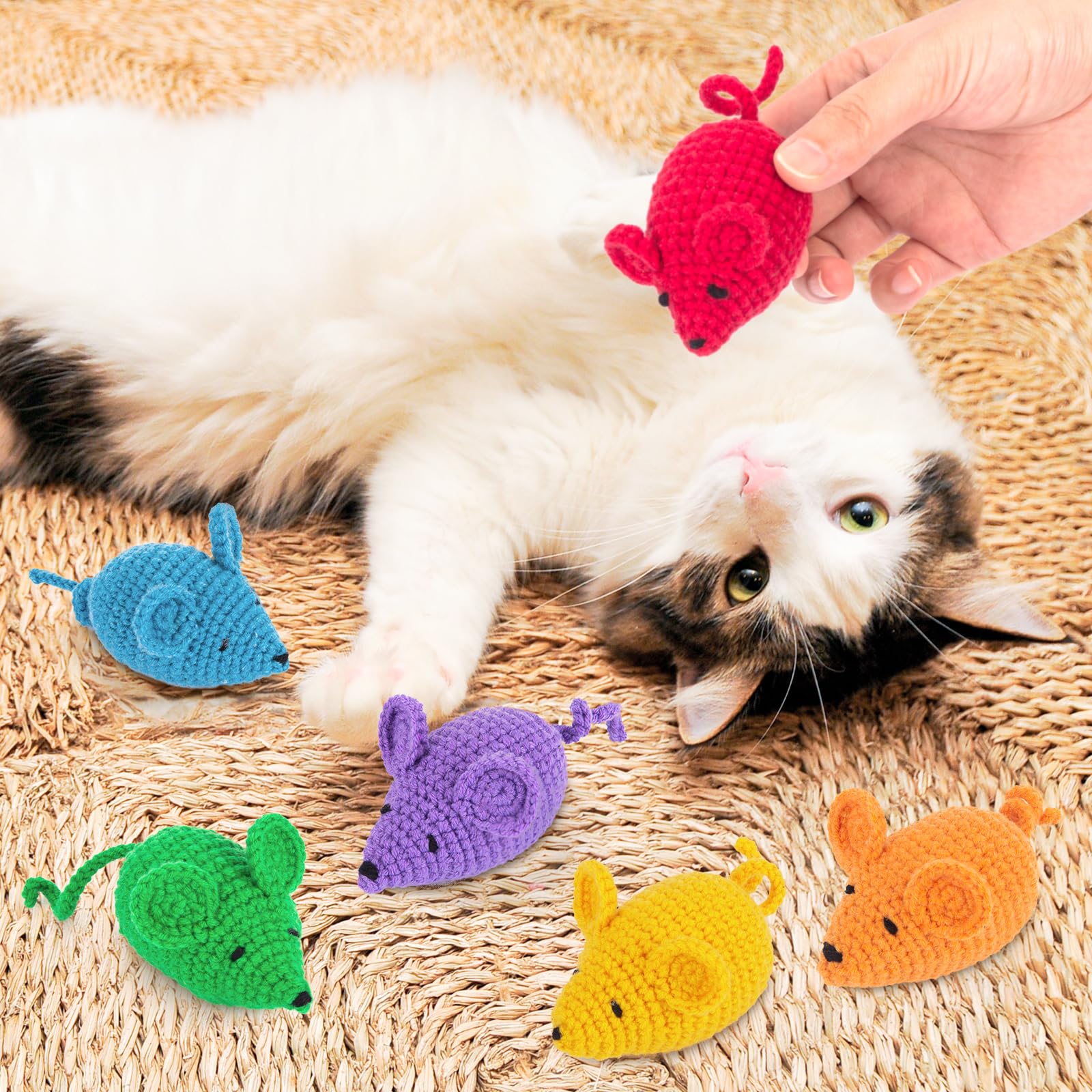 Retro Shaw ratón como regalo seguro para gatitos y juego diario.