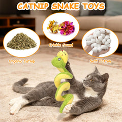 Retro Shaw Serpiente Juguete Resistente al Mordisco: diseño reforzado para juego intenso.
