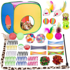 Retro Shaw tunel gato arcoiris grande para juego interactivo en interiores