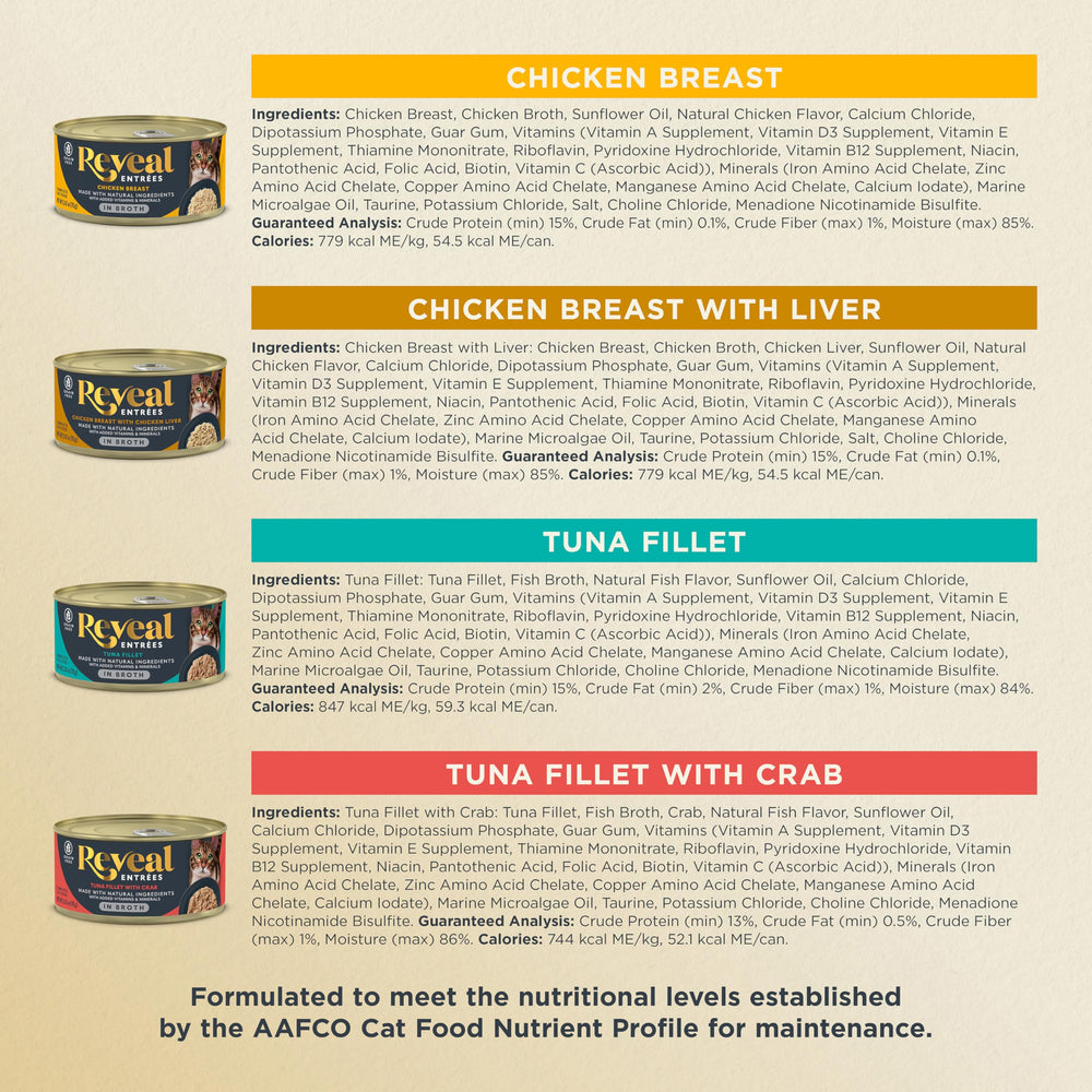 Reveal Entrées proteína real como base para una comida sabrosa.