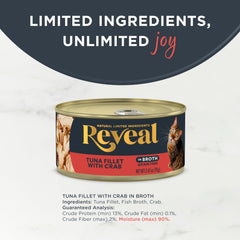 Reveal lata proteína principal de alta calidad en cada porción.