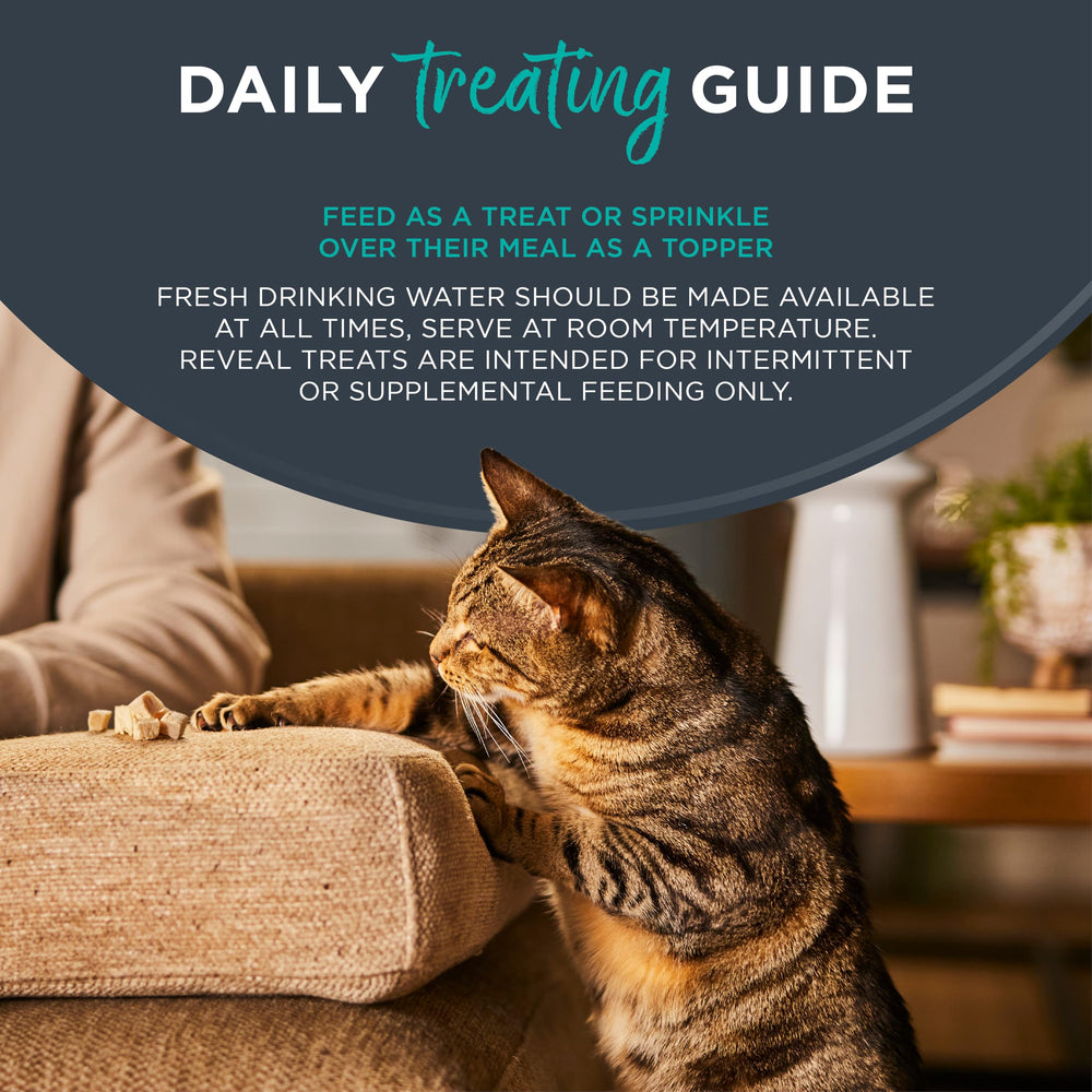 Reveal porciones sin granos: alternativa natural para gatos sensibles.