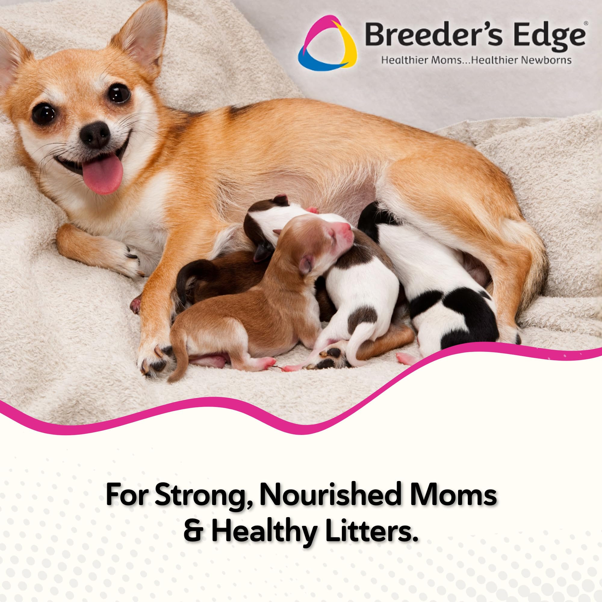 Gomitas suaves Breeder's Edge Oxy Momma para mamás lactantes.