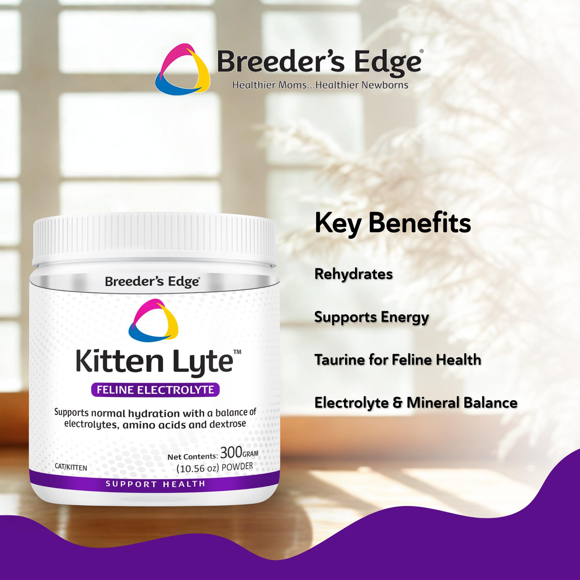 Revival Animal Health Kitten Lyte mezcla en agua para rehidratar tras estrés.