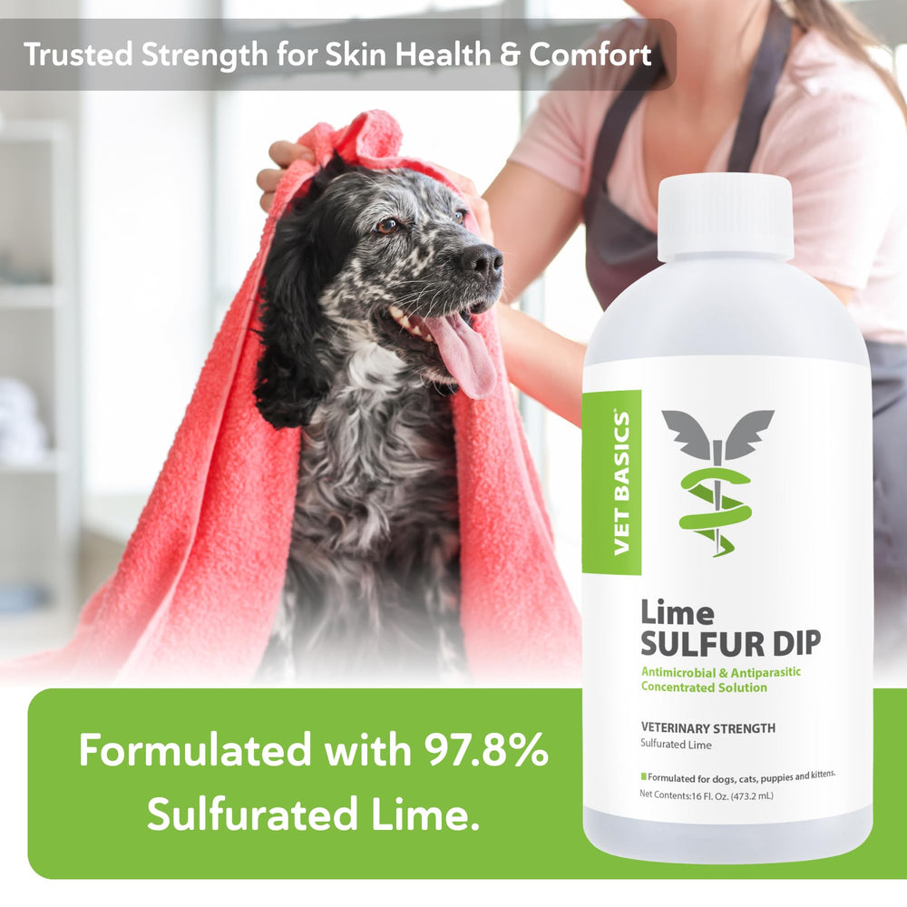 Revival Vet Basics Baño de Azufre: masaje suave para cubrir zonas afectadas
