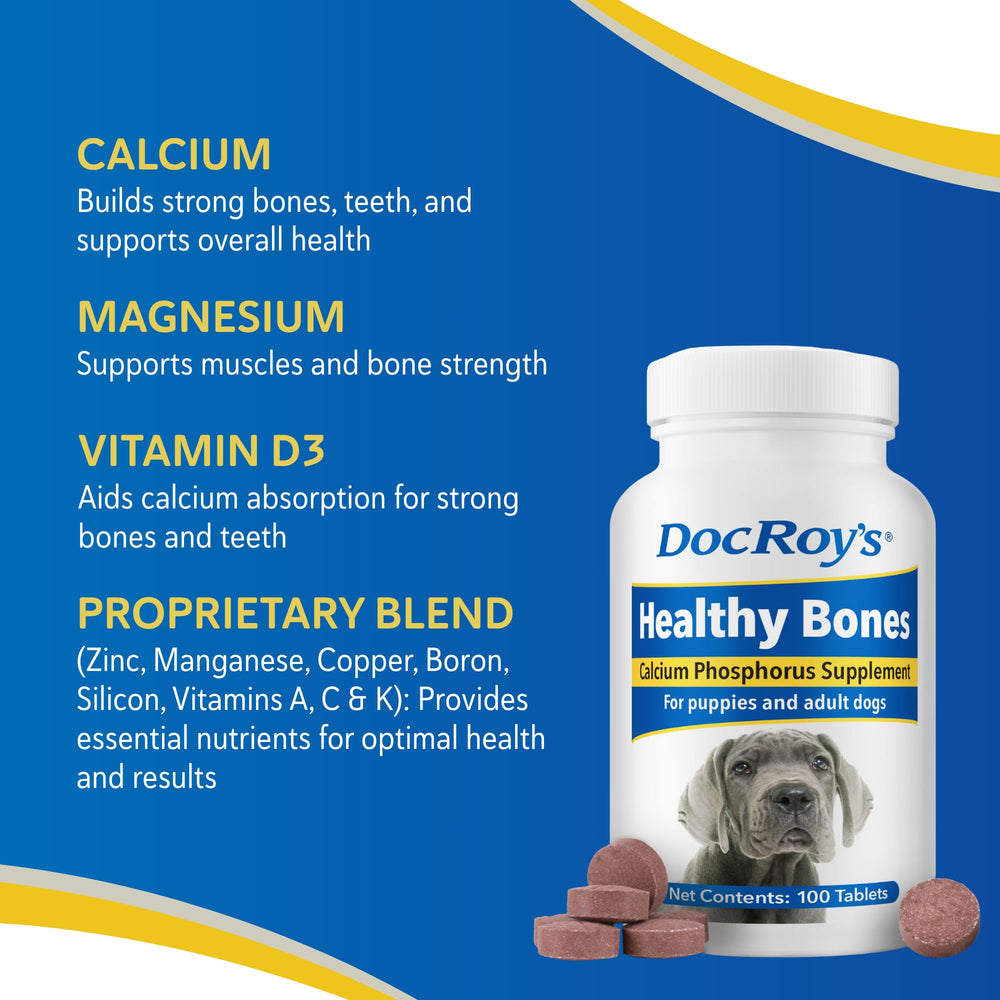 Doc Roy: sabor res e hígado en tabletas masticables para perros y gatos