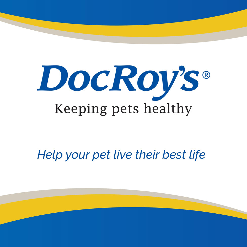 Ración diaria con Doc Roy’s para mascotas en crecimiento.