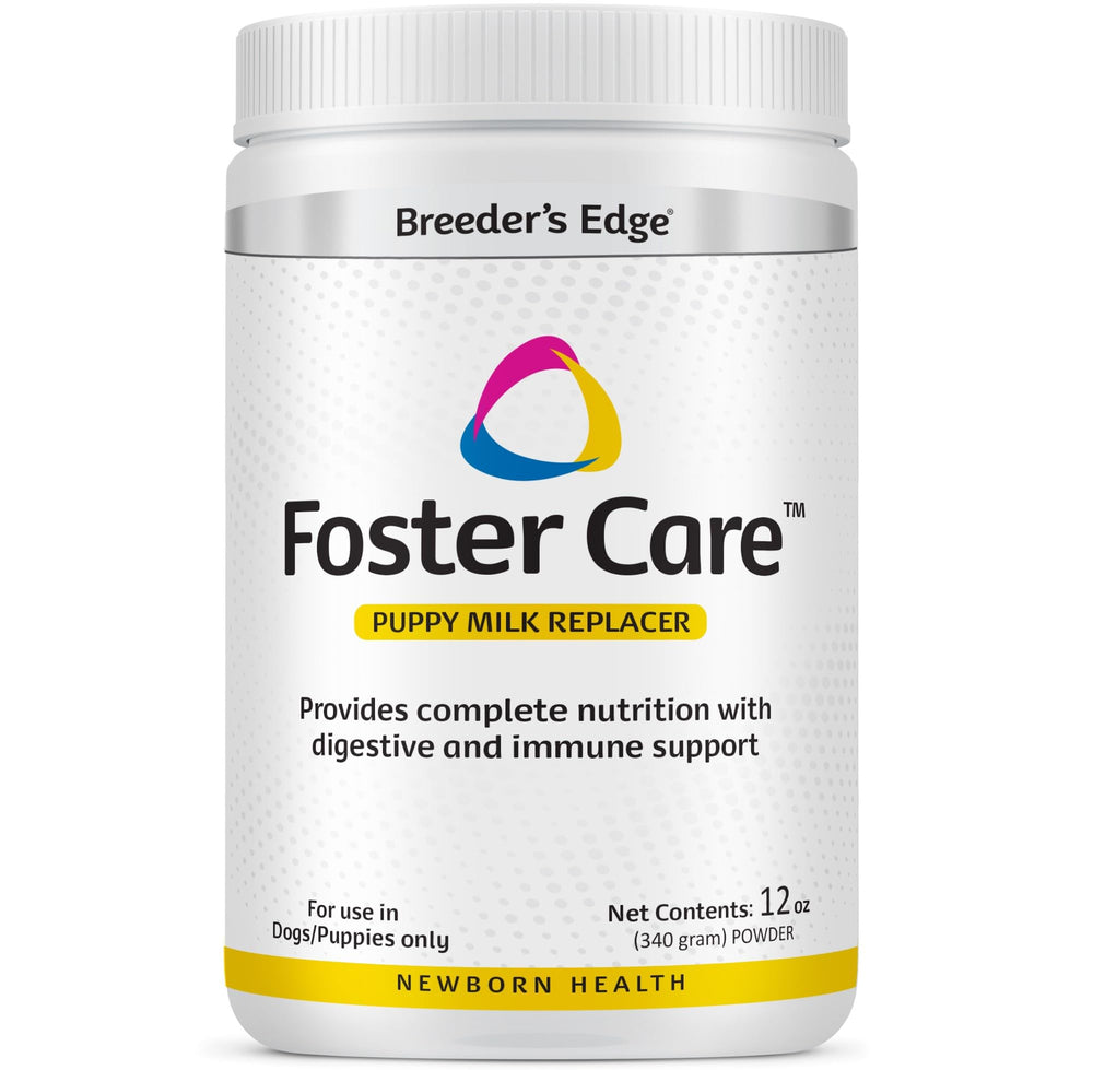 Revival Foster Care: polvo reemplazo leche para cachorros mejora nutrición inicial.