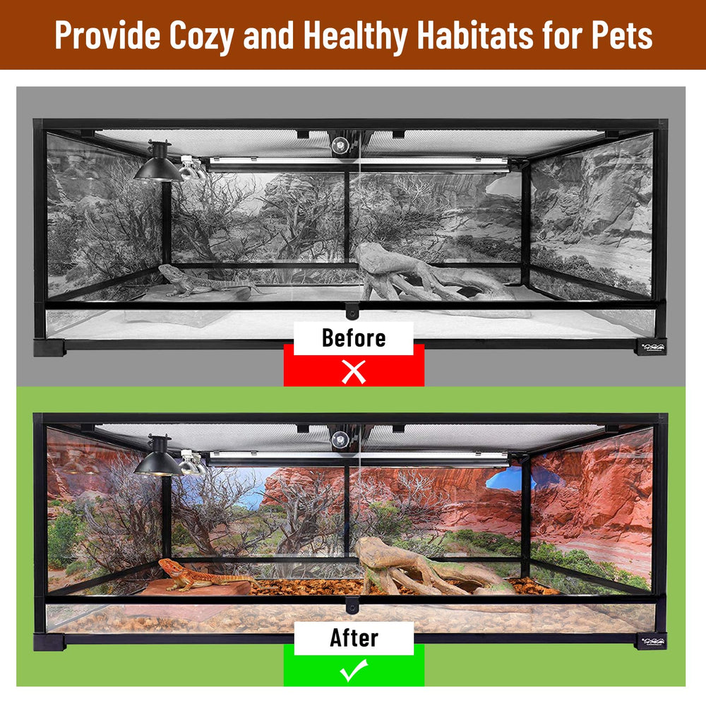 Riare hábitat reptiles: sustrato de coco para terrario natural.