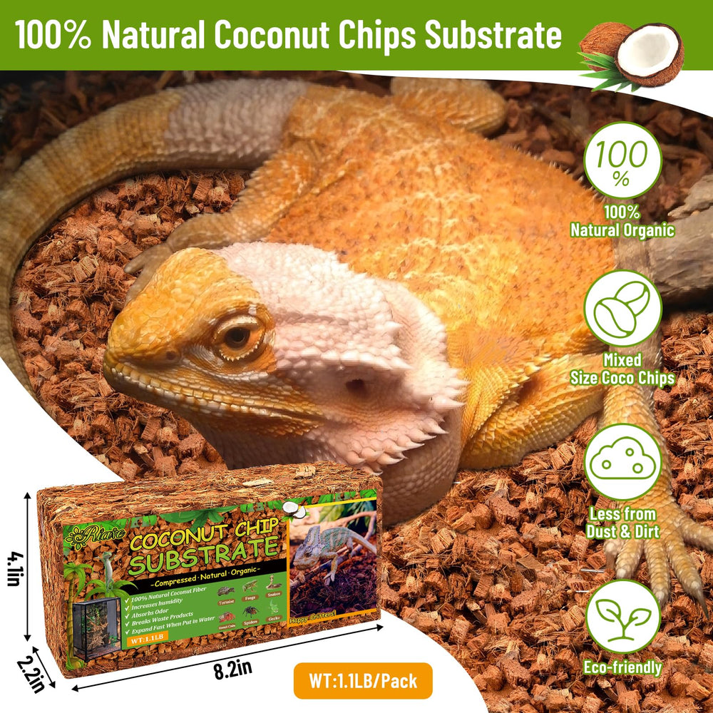 Riare sustrato coco expandible: se humedece y expande para un lecho esponjoso.