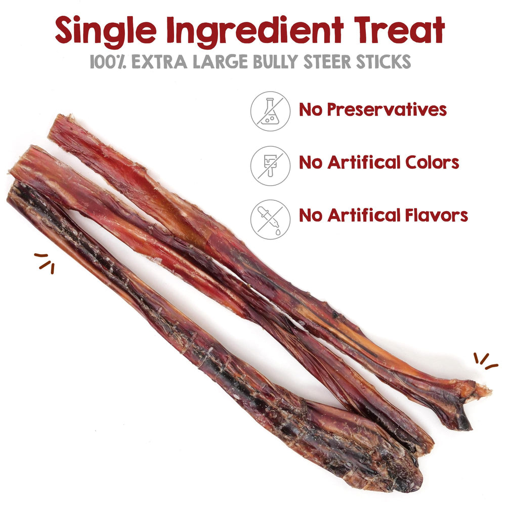 Riley's palitos de carne bovina 100% sin olor para perros grandes.