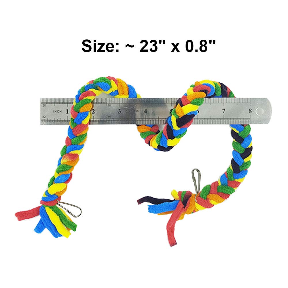 Accesorio colgante RIOUSSI de colores aleatorios para exploración en jaula.