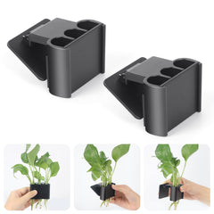 Roetelo: soporte de planta para acuario con tres huecos, posición estable para plantas.
