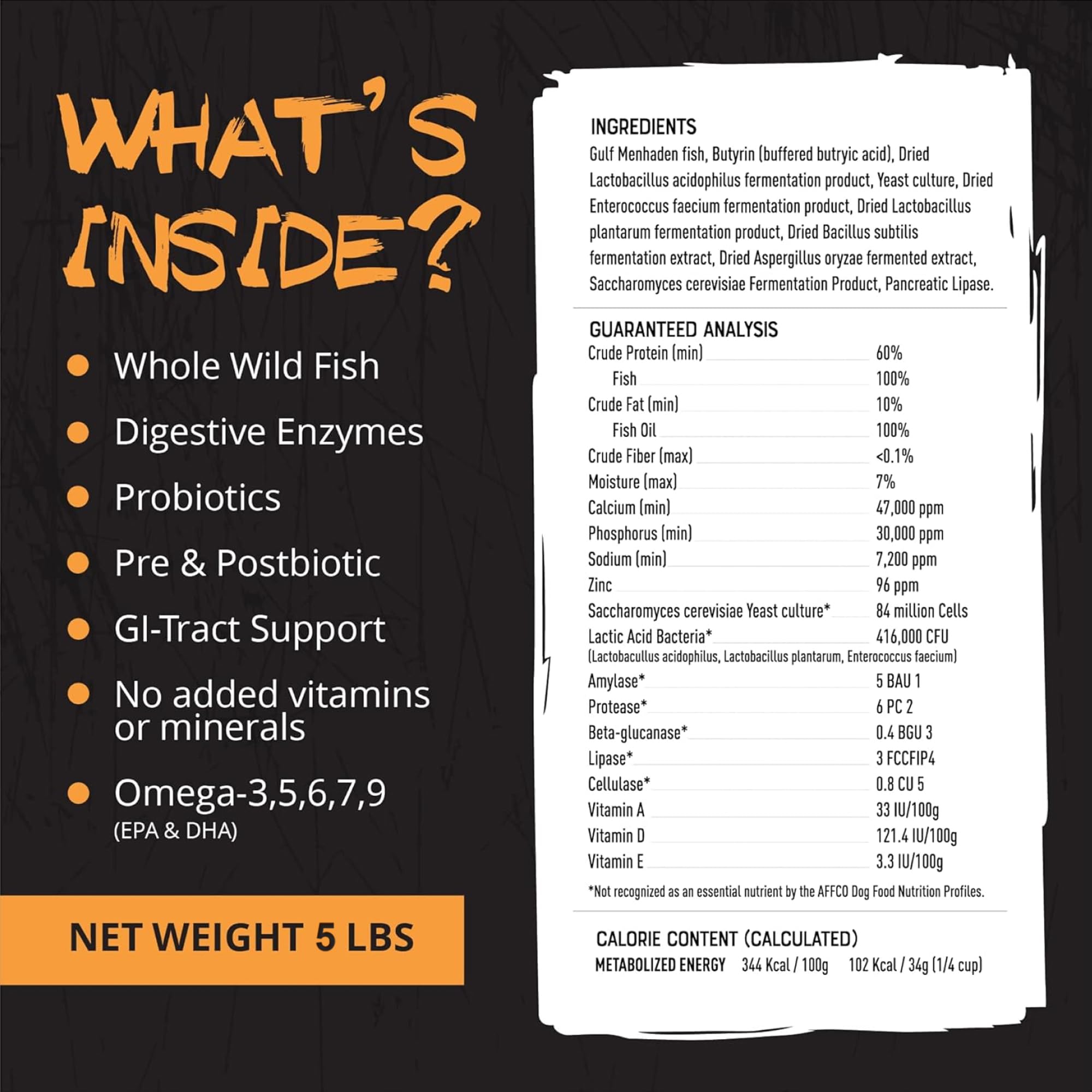 Rogue Pet Science Origins uso diario en la comida, fácil de incorporar