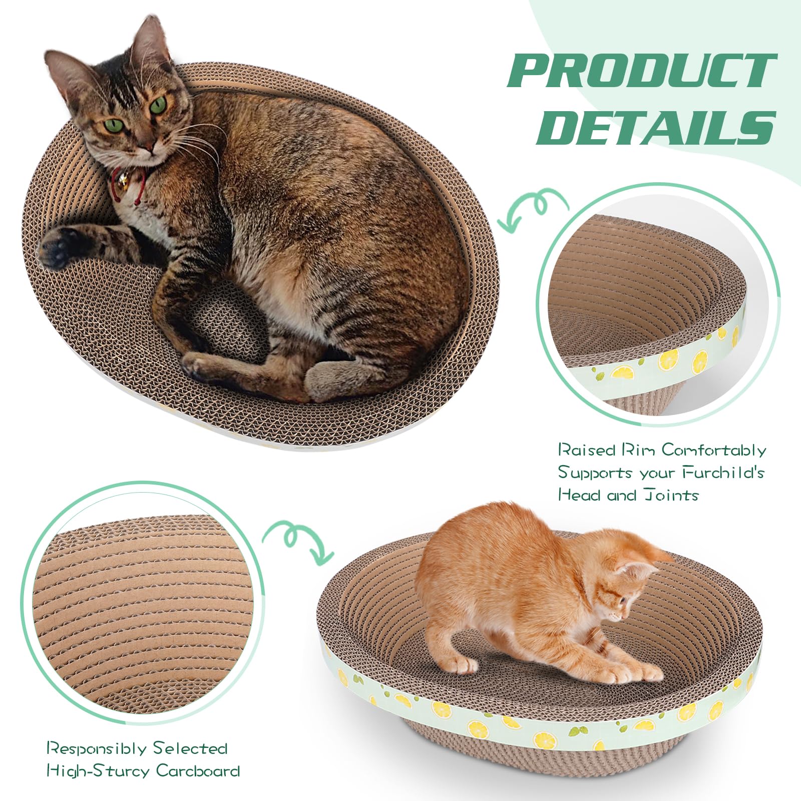 ROMOHOM cama gato pequeña 14.96 pulgadas; nido acogedor para gatos pequeños.