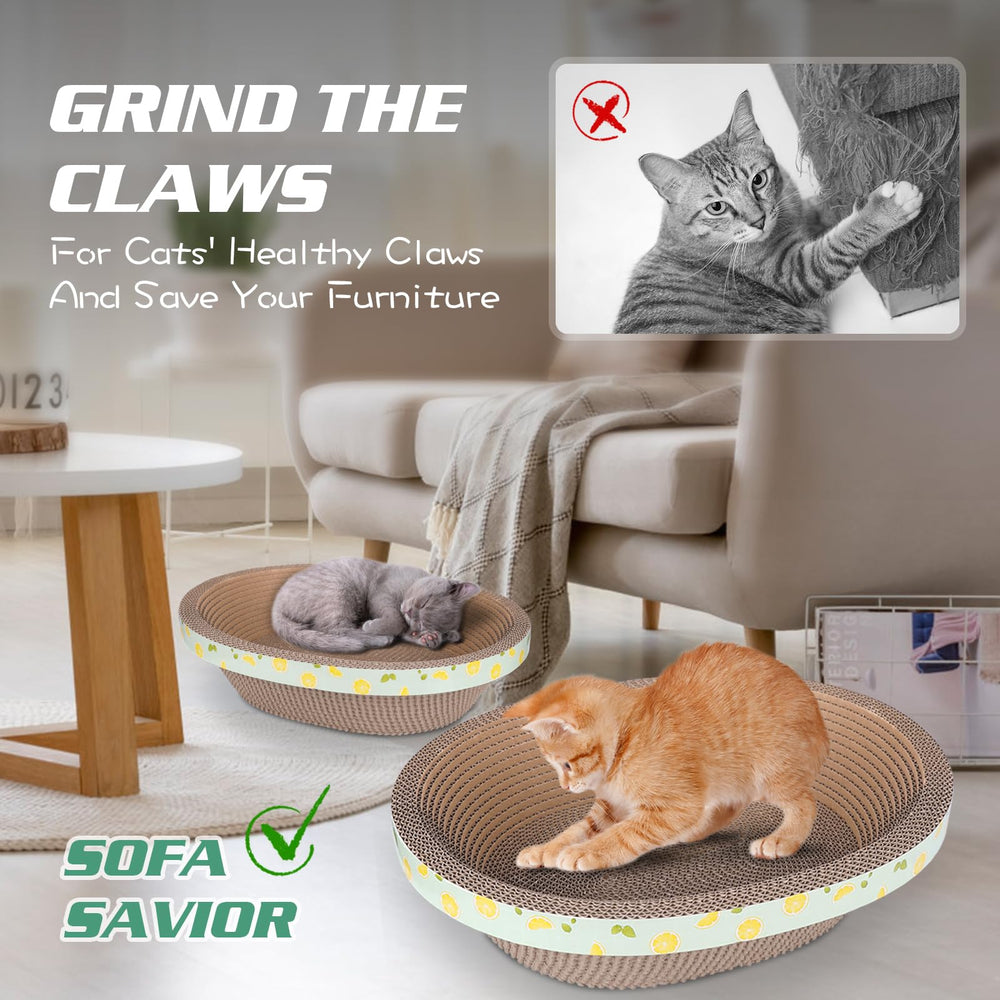 ROMOHOM rascador de cartón; duradero y protege muebles.