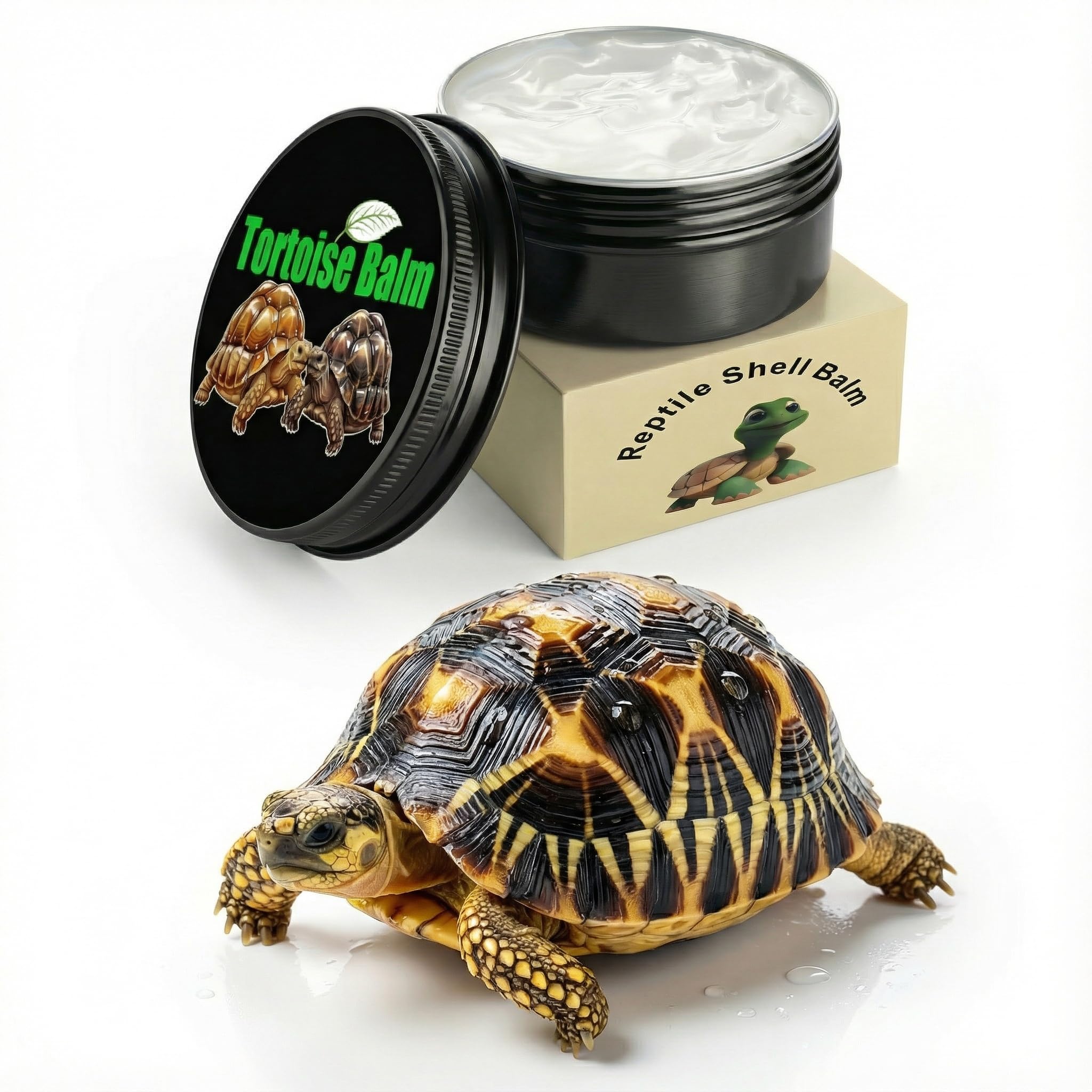 Ropto tortuga envase balsamo caparazon para hidratacion.