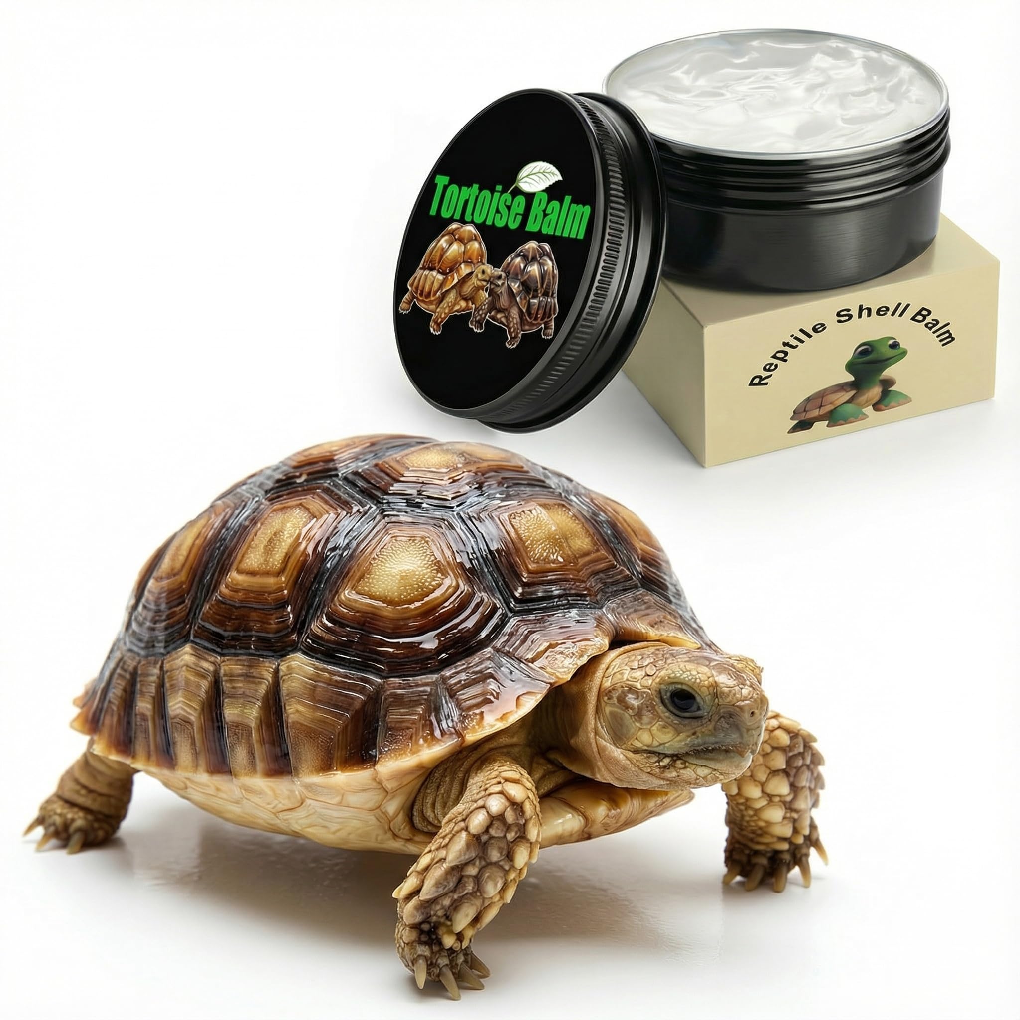 Ropto tortuga balsamo cremoso, cuidado suave para el caparazón.