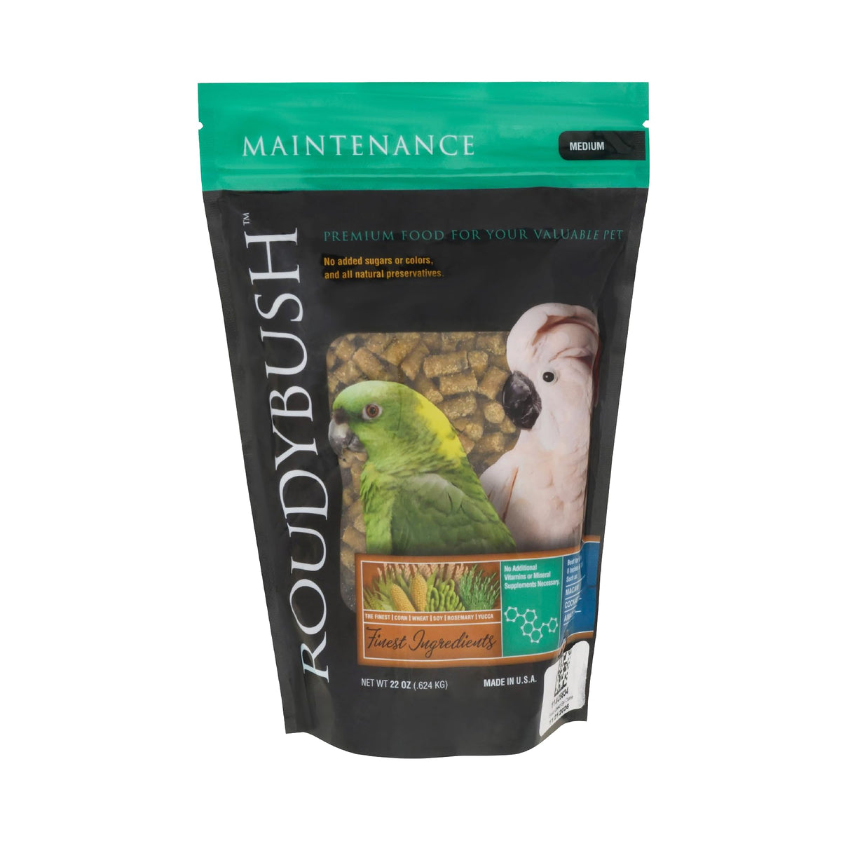 RoudyBush Alimento Diario para Aves: mantenimiento con nutrición estable.