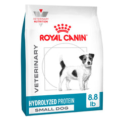 Royal Canin presenta la bolsa de dieta veterinaria con proteína hidrolizada para perros pequeños.