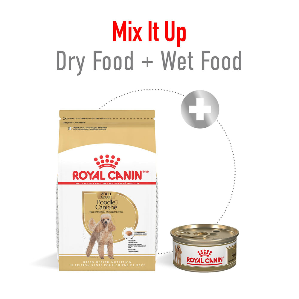 Royal Canin Poodle Adult, croqueta diseñada para hocico recto.