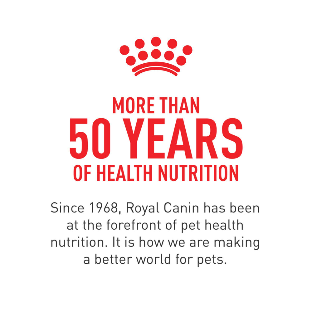 Royal Canin Poodle Adult, forma conveniente para alimentación diaria.