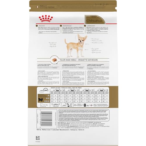 Kibble de tamaño mini de Royal Canin Chihuahua Adult en primer plano