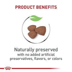 Royal Canin desarrollo cerebral con DHA y omega-3 para cachorros.