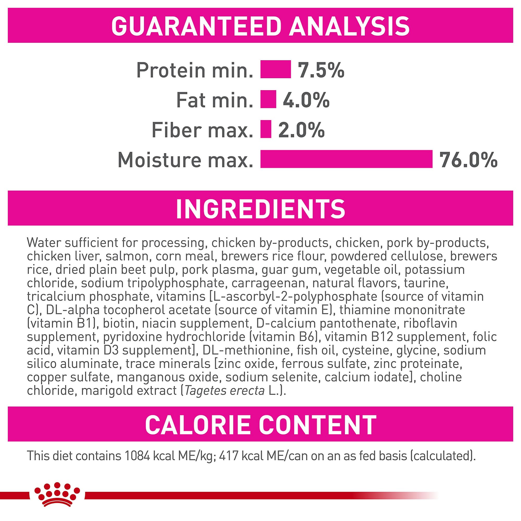 Royal Canin dieta húmeda completa para cachorro en crecimiento.