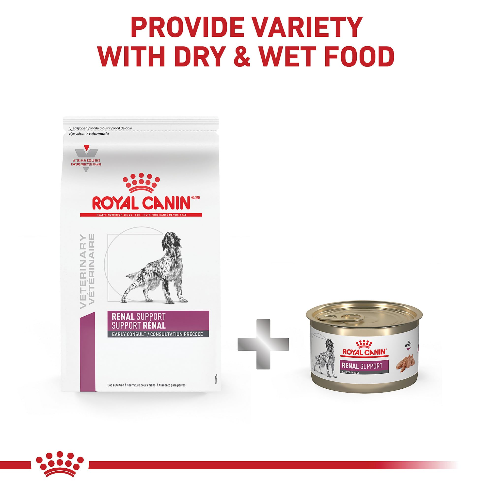 Royal Canin Soporte Renal Consulta Temprana, fórmula balanceada con EPA y DHA para perros.