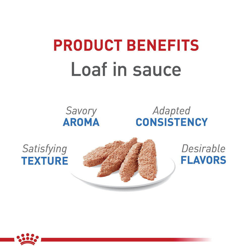 Royal Canin Feline Weight Care Loaf en Salsa: textura suave que favorece la palatabilidad.