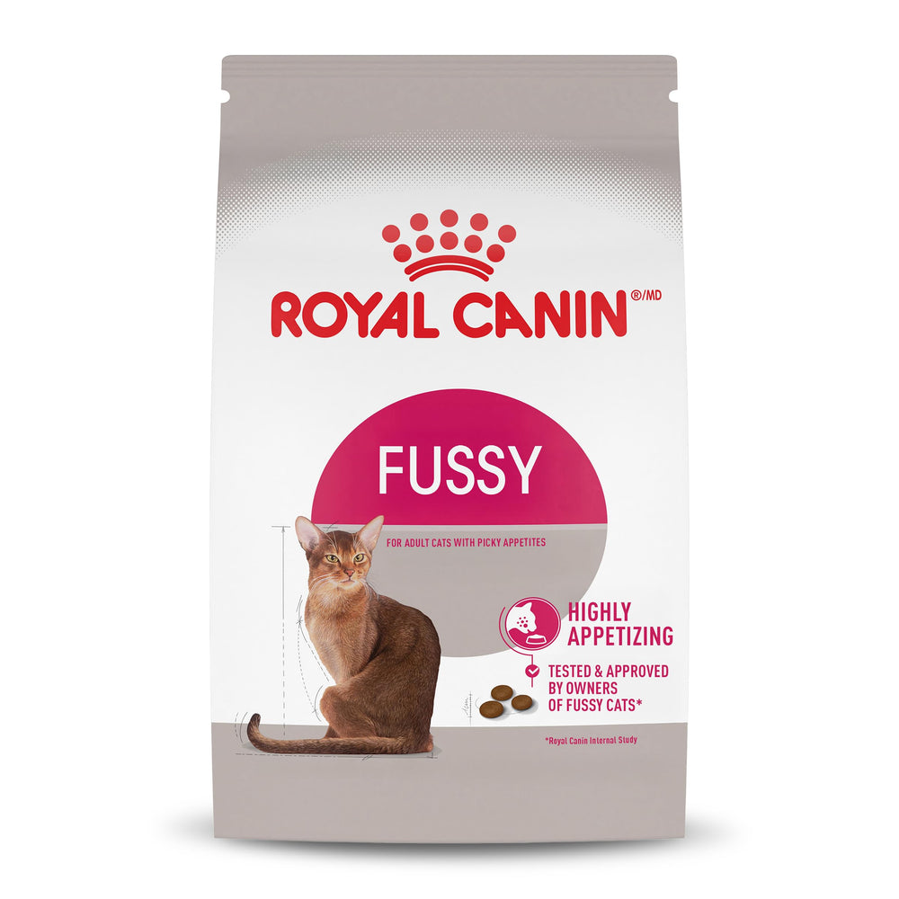 ROYAL CANIN Fussy: bolsa frontal, ideal para gatos selectivos.