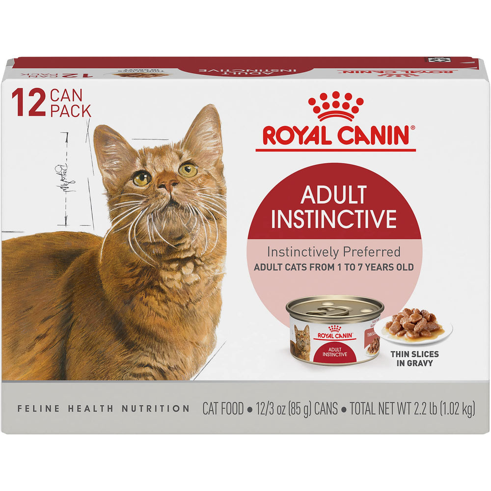 Royal Canin Gato Adulto Instintivo, tiras en salsa, sabor suave para apetito selectivo.